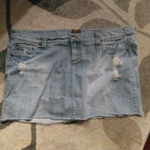Torrid Jean Mini Skirt Sz 22